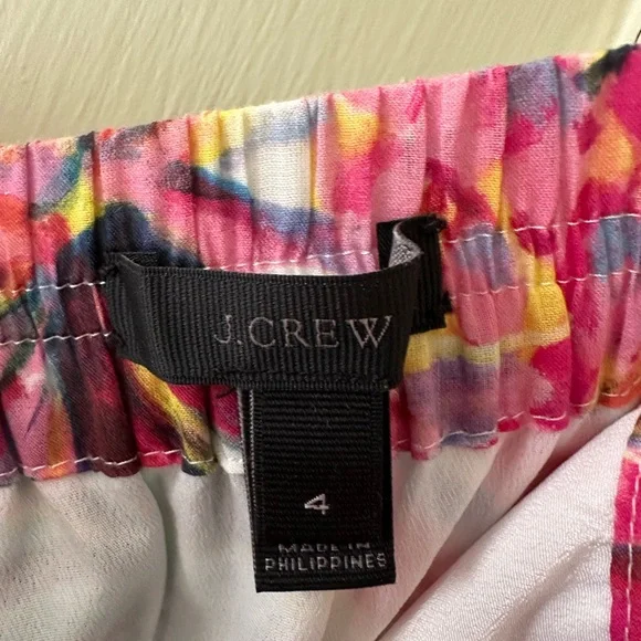 J.Crew Tropical Print A-line Skirt - Picture 4 of 4